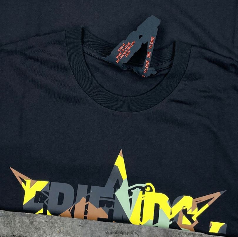 être Vlone Hommes t-shirt en coton des amis de Call of Duty 6V4D258 haut