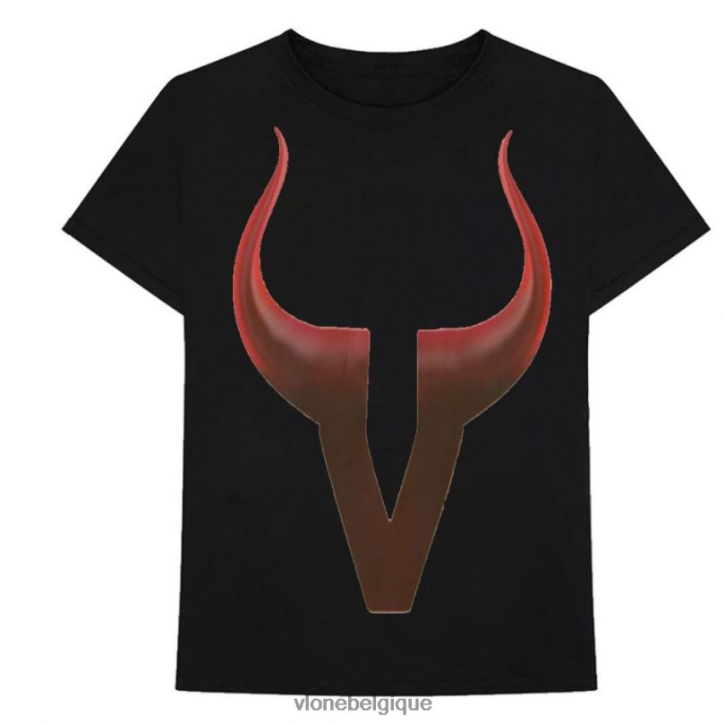 être Vlone Hommes t-shirt en forme de diable 6V4D300 haut