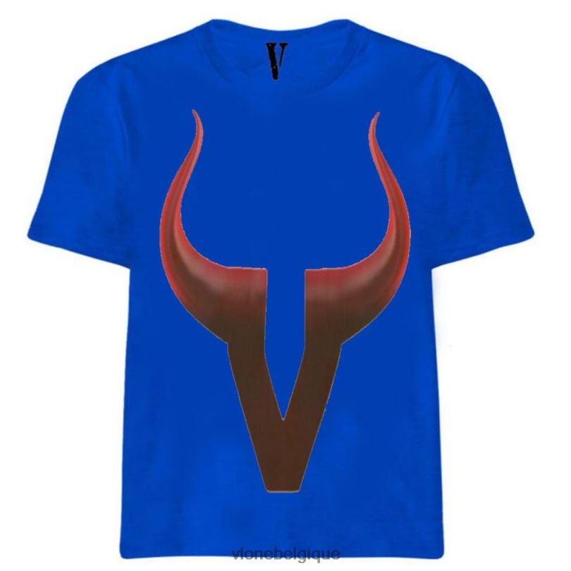 être Vlone Hommes t-shirt en forme de diable 6V4D300 haut