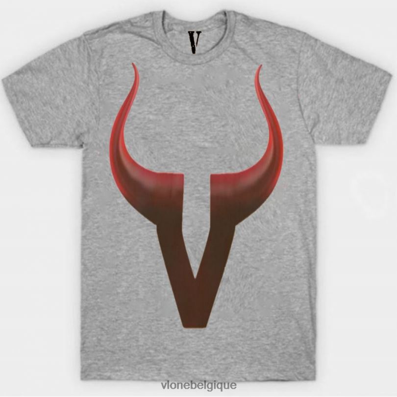 être Vlone Hommes t-shirt en forme de diable 6V4D300 haut