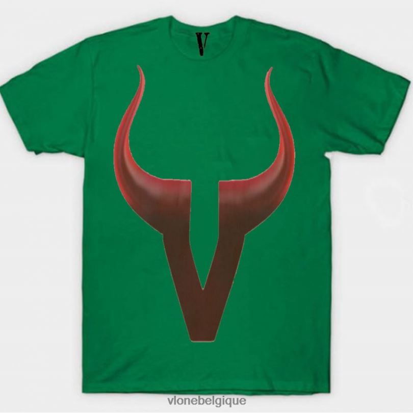 être Vlone Hommes t-shirt en forme de diable 6V4D300 haut