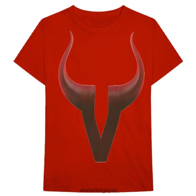 être Vlone Hommes t-shirt en forme de diable 6V4D300 haut