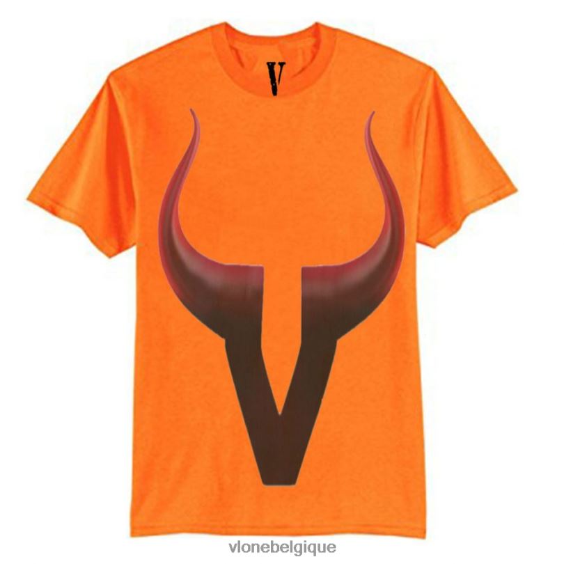 être Vlone Hommes t-shirt en forme de diable 6V4D300 haut