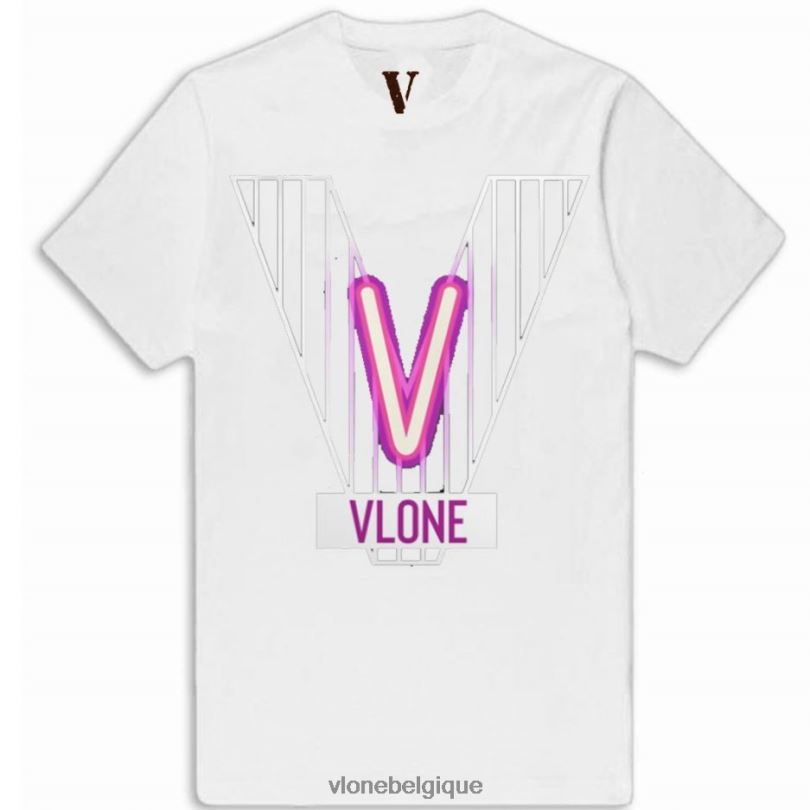 être Vlone Hommes t-shirt feu de chalet 6V4D274 haut