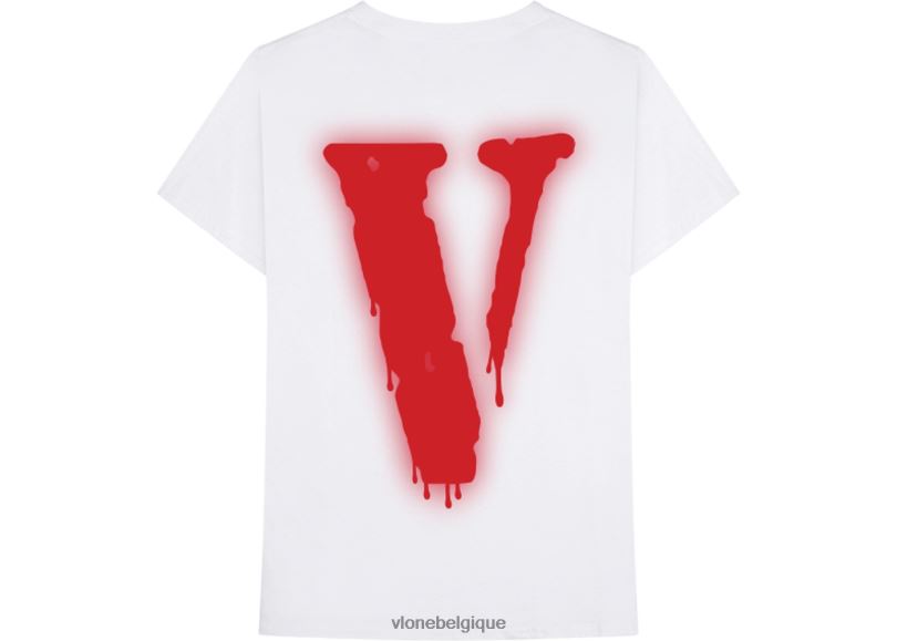 être Vlone Hommes t-shirt goutte à goutte de navigation 6V4D340 haut