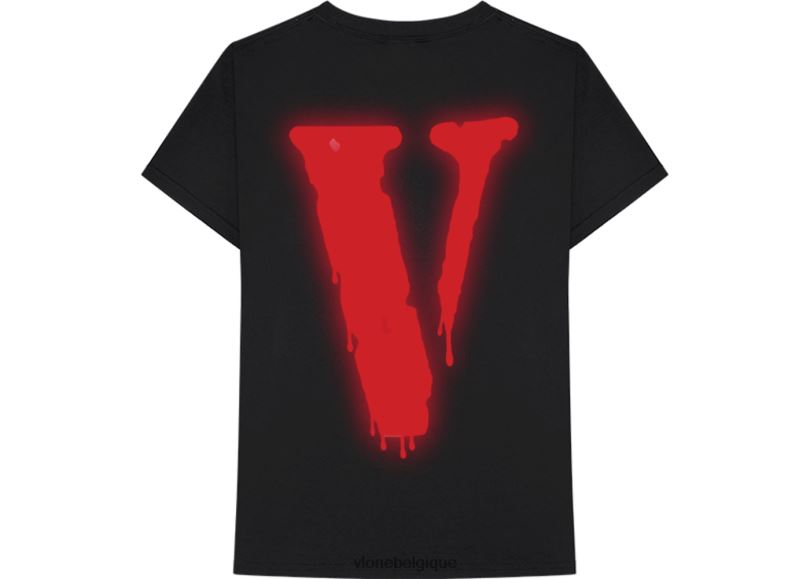 être Vlone Hommes t-shirt goutte à goutte mauvaises habitudes 6V4D338 haut