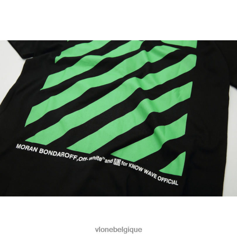 être Vlone Hommes t-shirt haut de gamme à rayures 6V4D356 haut