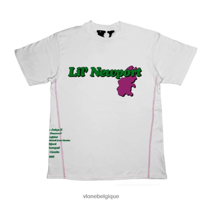 être Vlone Hommes t-shirt ignames day lil newport 6V4D330 haut