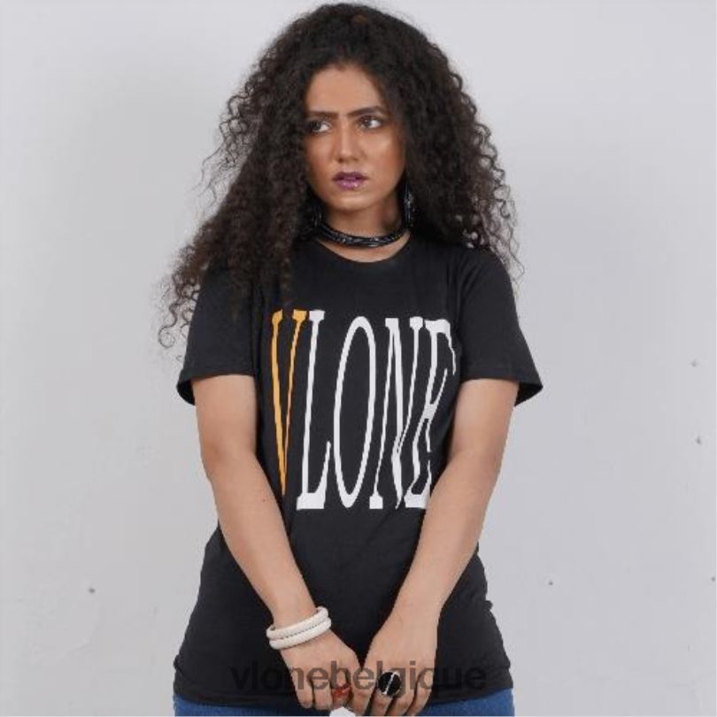 être Vlone Hommes t-shirt à manches courtes imprimé lettre tide big v 6V4D310 haut