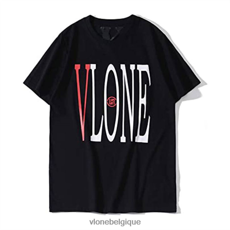 être Vlone Hommes t-shirt à manches courtes imprimé lettre tide big v 6V4D310 haut