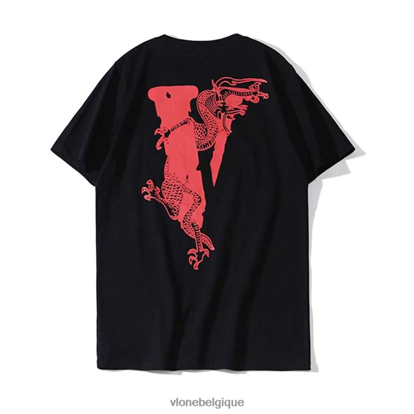 être Vlone Hommes t-shirt à manches courtes imprimé lettre tide big v 6V4D310 haut