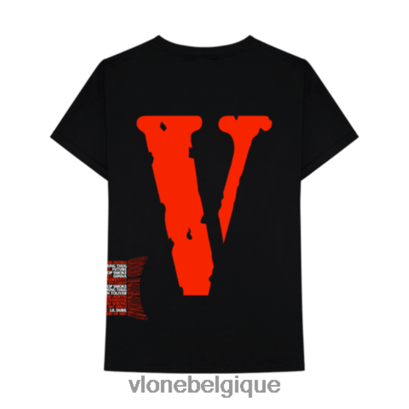 être Vlone Hommes t-shirt mauvaises habitudes de navigation 6V4D322 haut