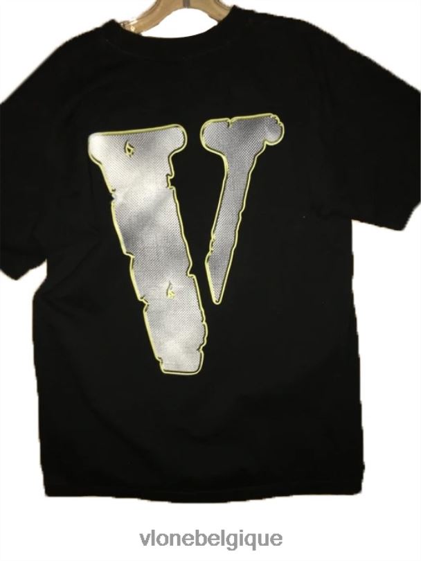 être Vlone Hommes t-shirt noir diamant d'infanterie marino 6V4D188 haut