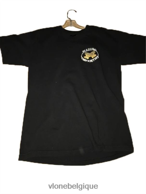 être Vlone Hommes t-shirt noir diamant d'infanterie marino 6V4D188 haut