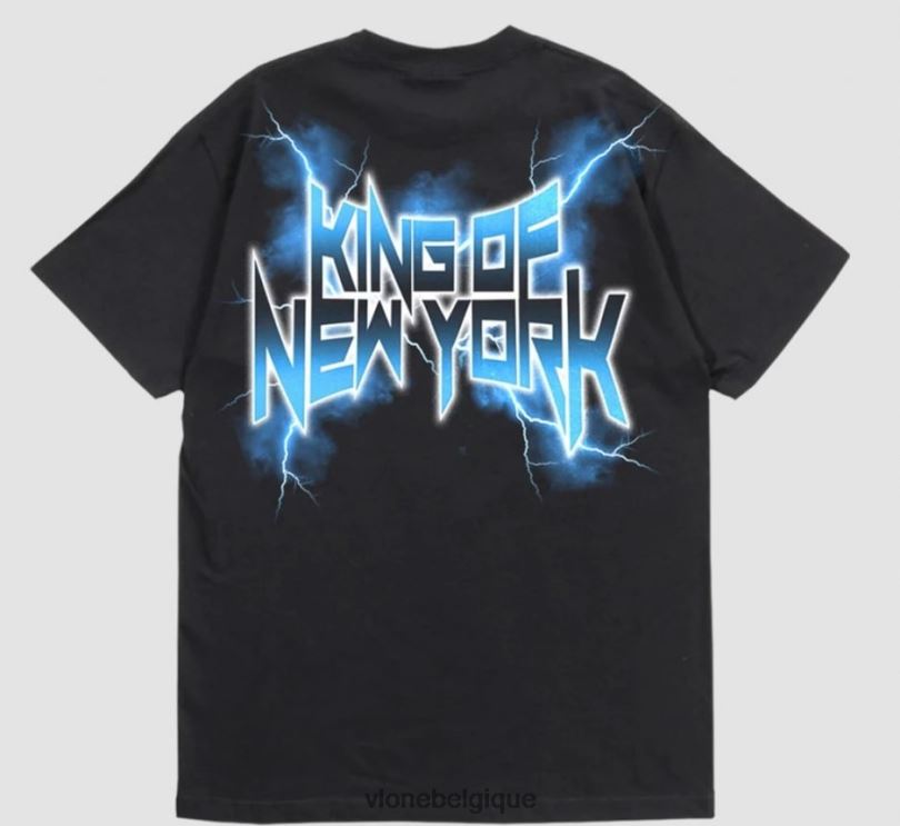 être Vlone Hommes t-shirt pop fumée tonnerre 6V4D296 haut