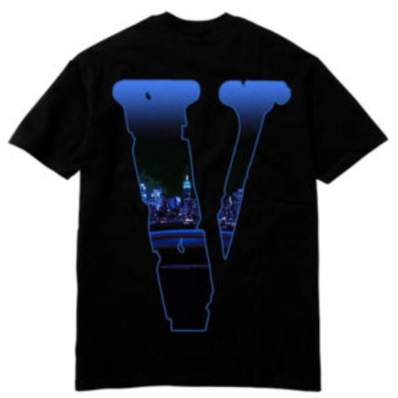 être Vlone Hommes t-shirt pop smoke armé et dangereux 6V4D349 haut