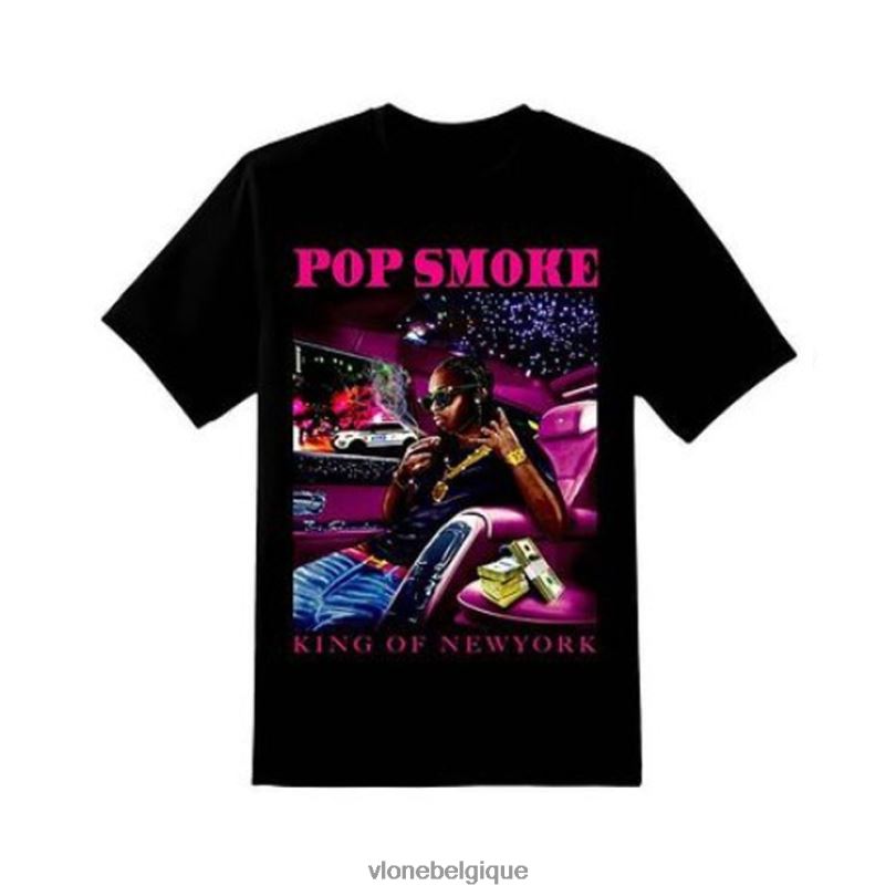 être Vlone Hommes t-shirt pop smoke roi de ny 6V4D169 haut