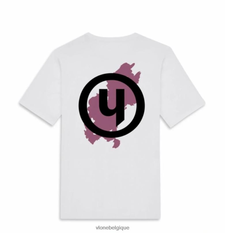 être Vlone Hommes tee-shirt blanc caché ny yams day 2021 6V4D215 haut