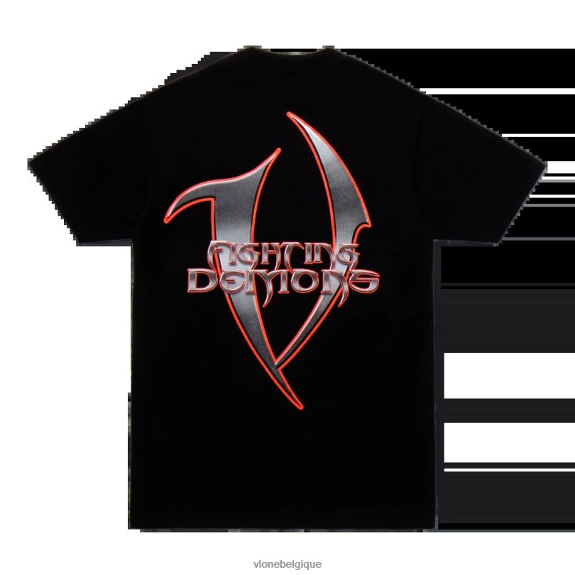 être Vlone Hommes tee-shirt juice wrld blade noir 6V4D121 haut