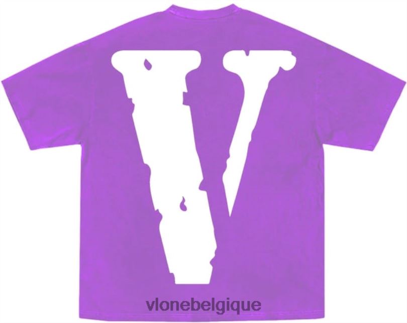 être Vlone Hommes youngboy nba paix à peine violet tee 6V4D240 haut