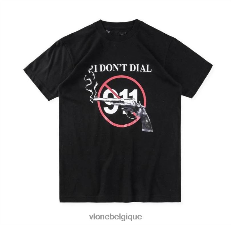 être Vlone unisexe je ne compose pas le t-shirt 911 6V4D252 haut